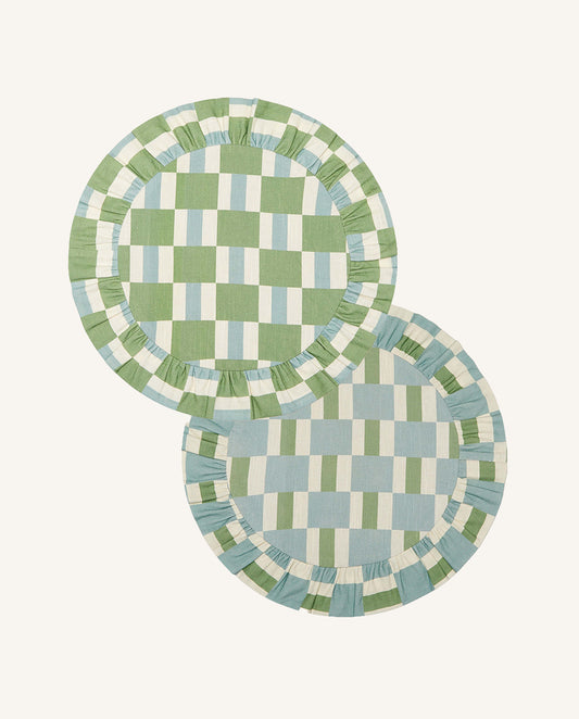 Checkers_Placemat_Balu_London_Blue_Green