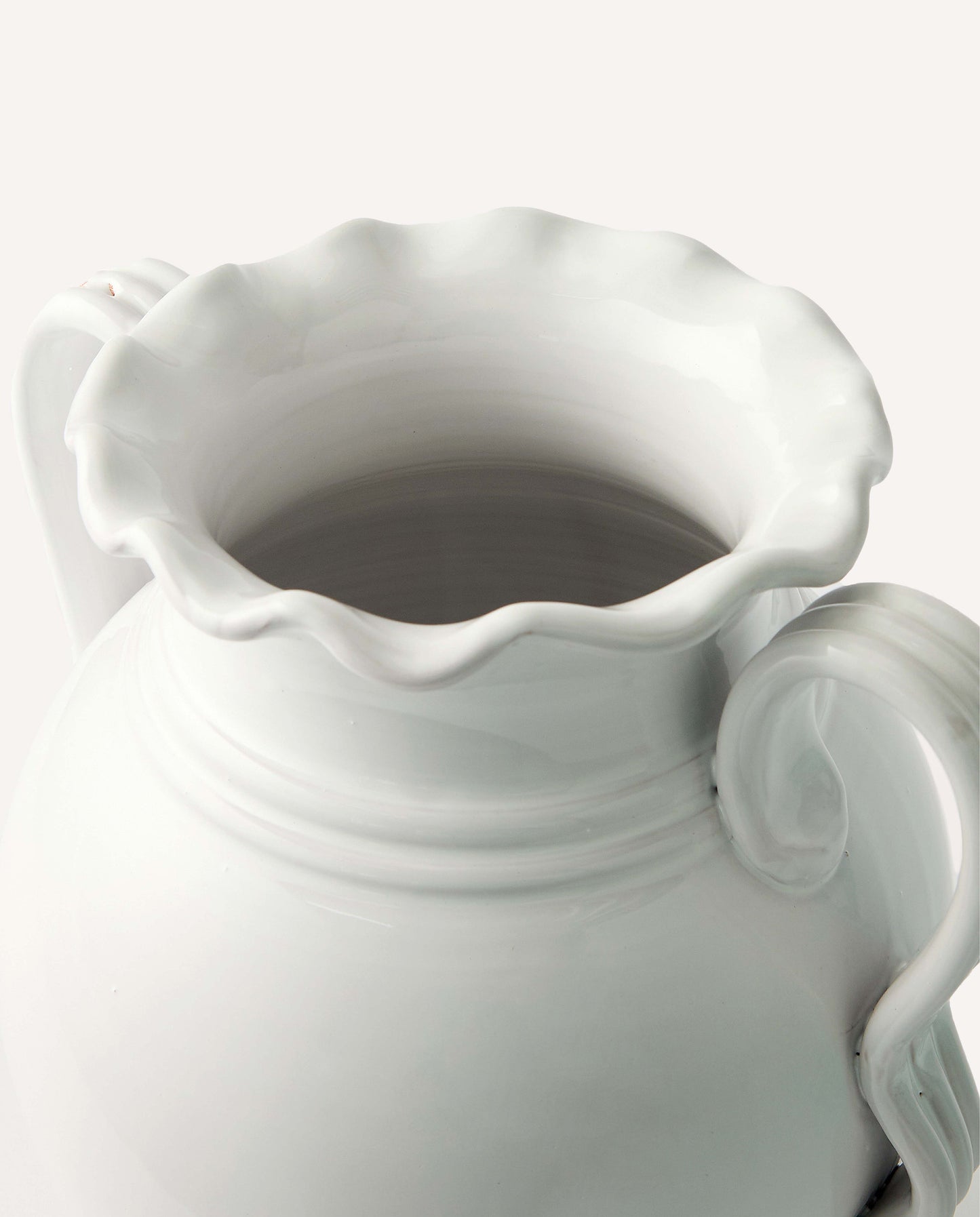 Soft White Ianthe Vase